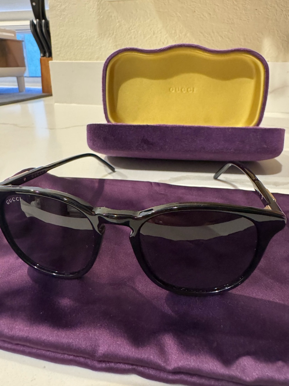 Gucci 50mm round sunglasses - Picture 3 of 9